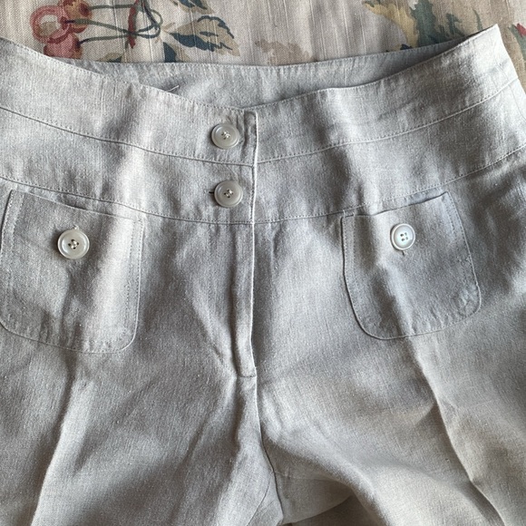 Elliott Lauren linen beige pants size 8 - Picture 3 of 4